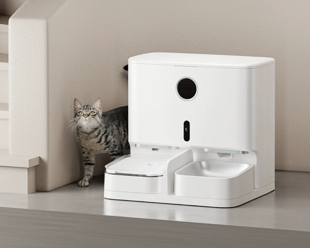 robot automatic pet feeder